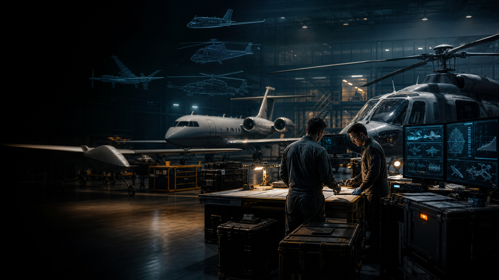 Aerospace maintenance and avionics planning environment
