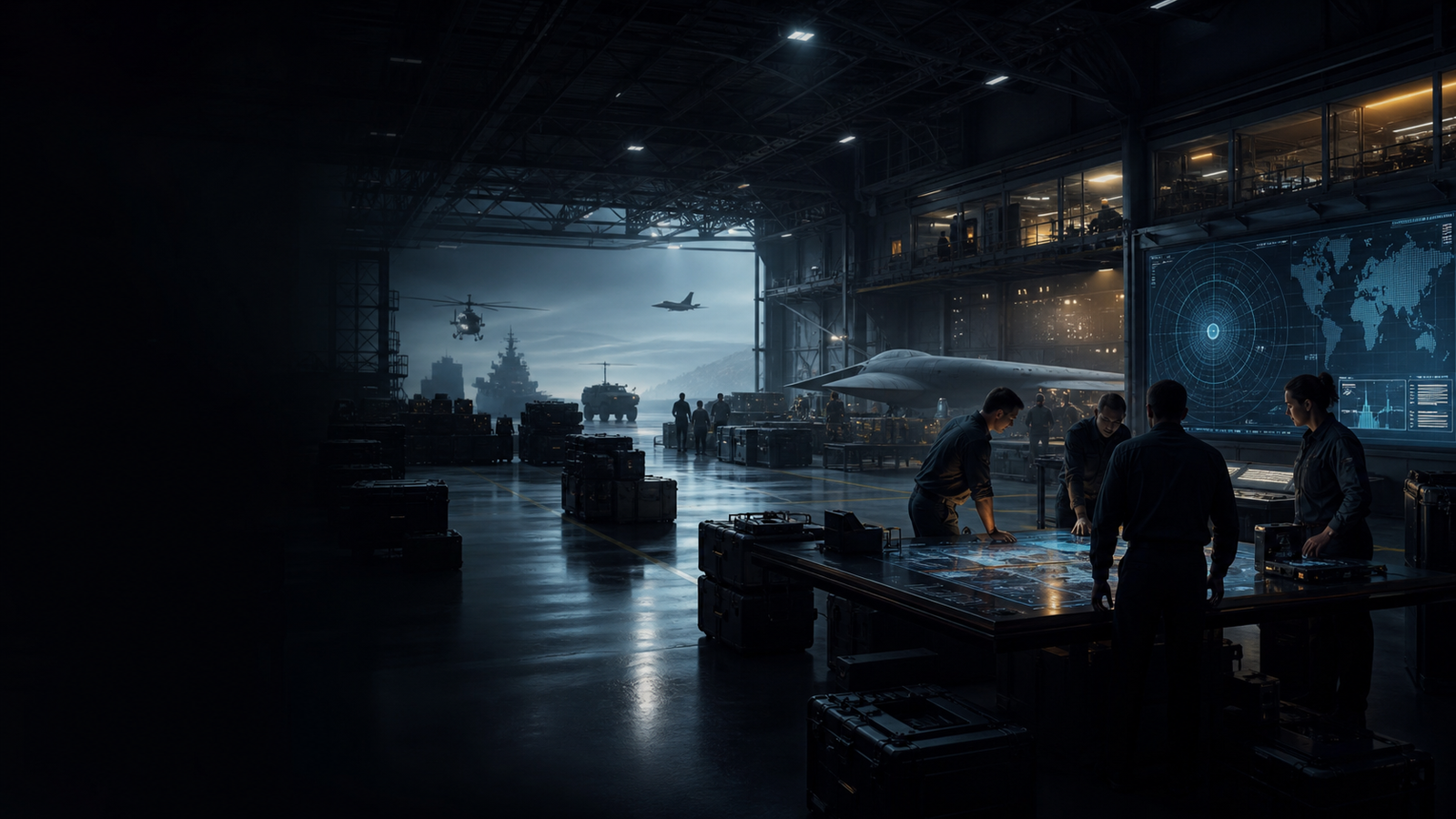 Secure defense engineering and logistics operations environment