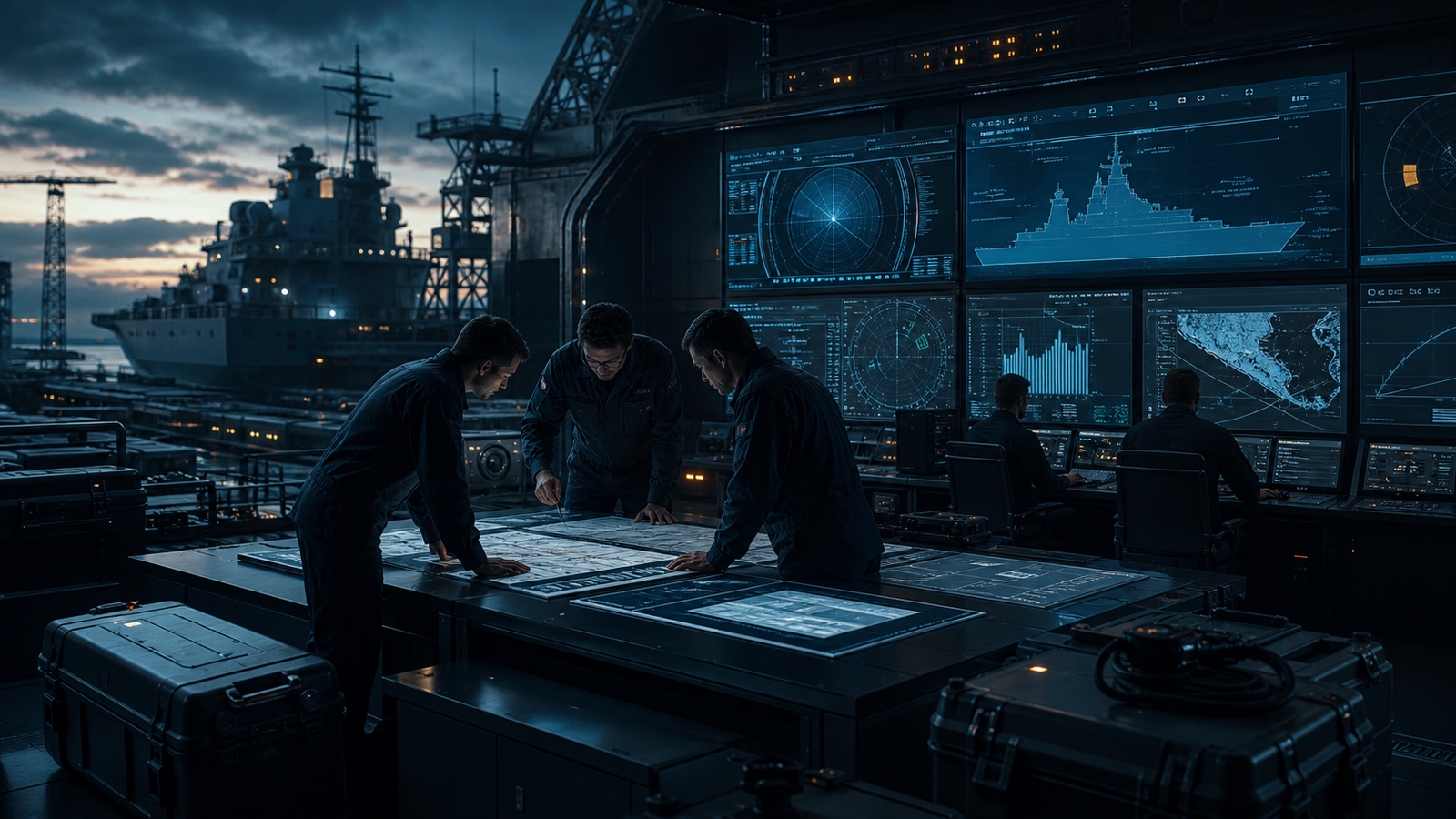 Naval systems planning and radar operations environment